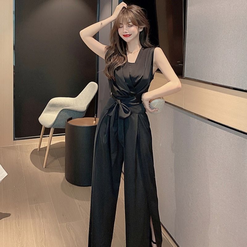 Amazon.co.jp: セクシーなオフショルダーVネックジャンプスーツ