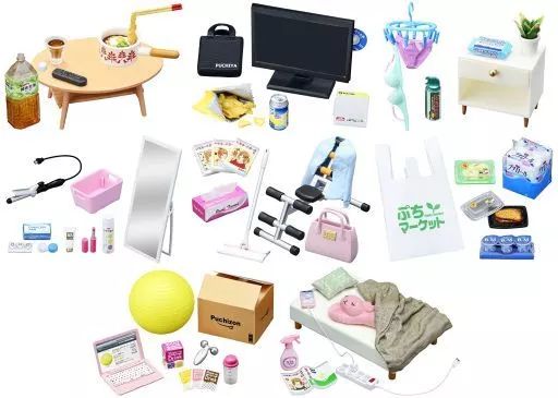 トレーディングフィギュア 全8種セット ズボラちゃんのお部屋事情
