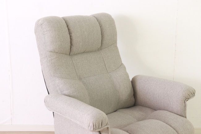 リクライニング回転高座椅子 アイボリー系 座椅子 リクライニングチェア（293） リクライニング回転高座椅子 アイボリー系 座椅子