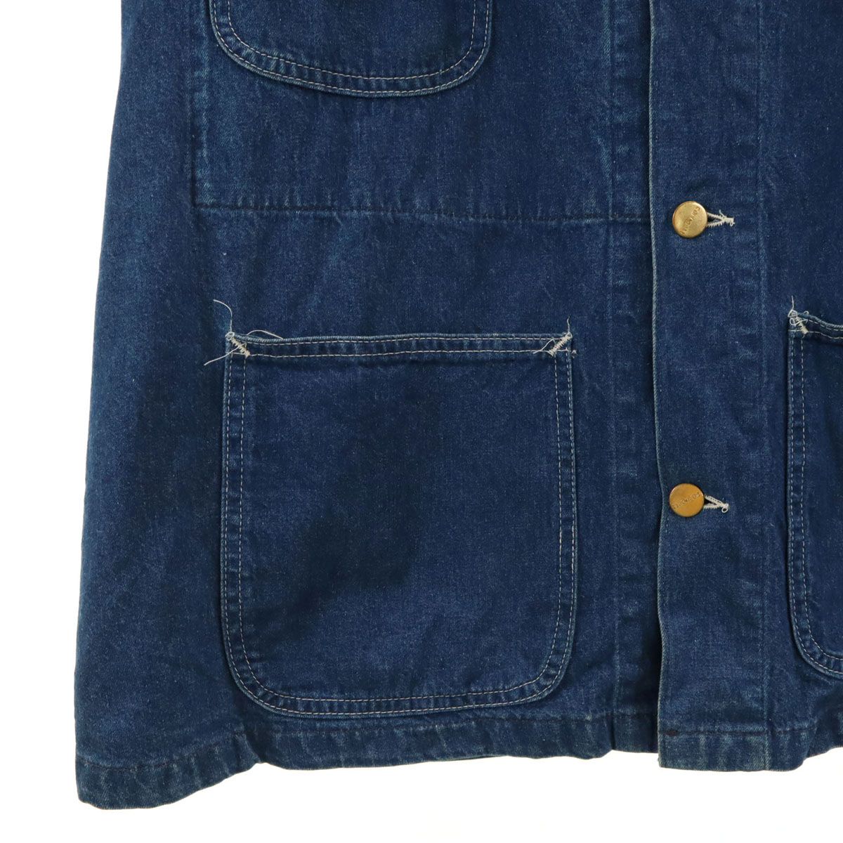 vintage 80年代 US製 カーハートデニム カバーオール チョアコート Carhartt】 Denim Chore Coat カーハート デニムカバーオール