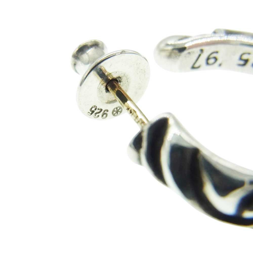 CHROME HEARTS クロムハーツ HOOP SCROOL 1/スクロールフープピアス