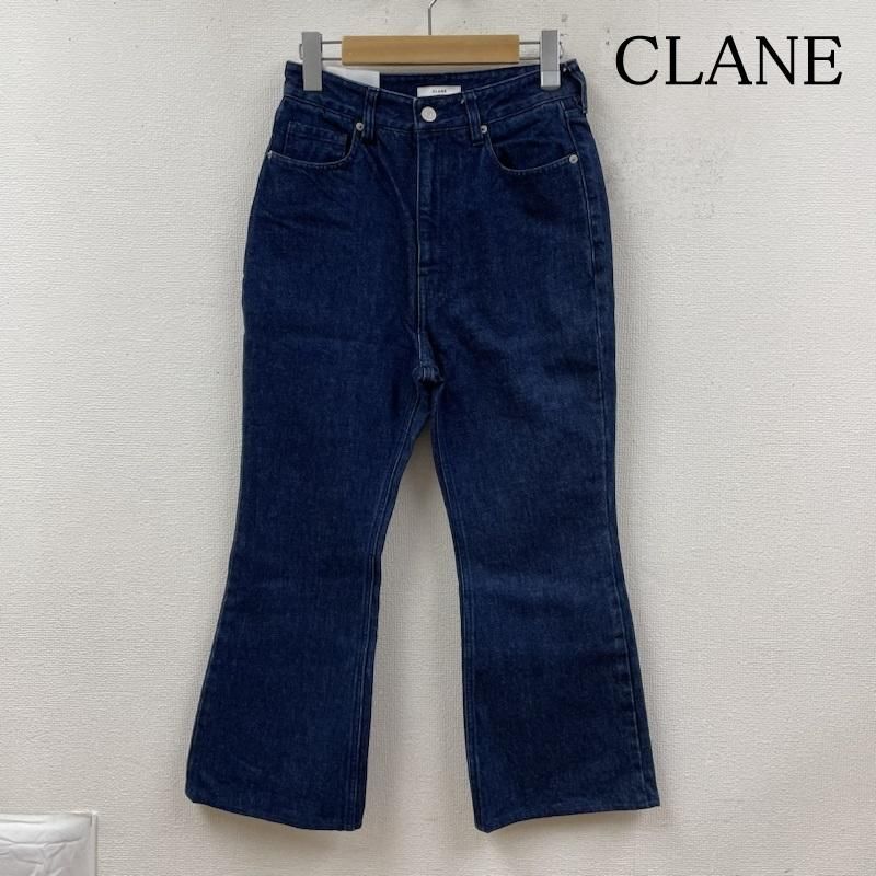 CLANE クラネ パンツ デニム ジーンズ SHORT BELL BOTTOM DENIM ベルボトムシルエット フ ブーツカット クロップド