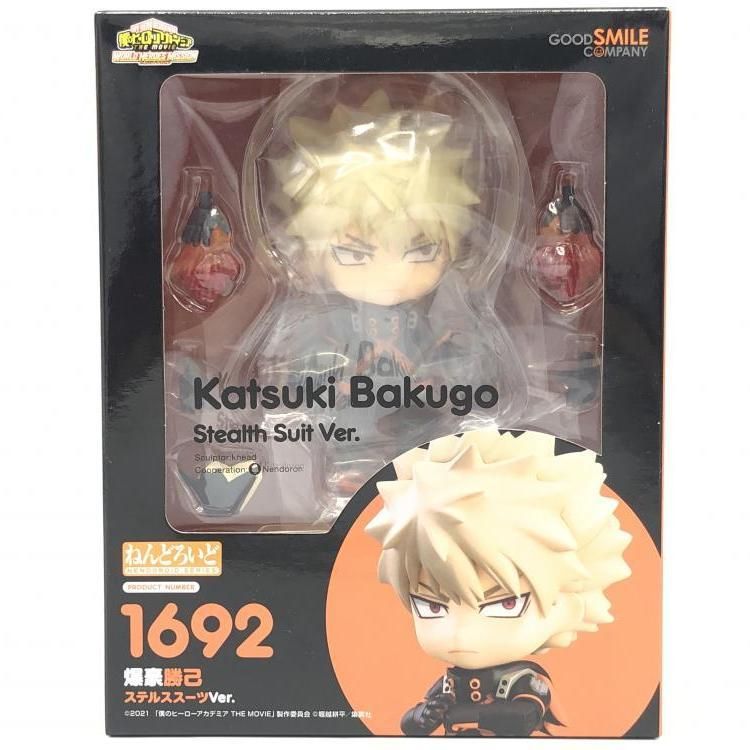 中古】未開封)ねんどろいど 爆豪勝己 ステルススーツVer.[69 中古】未開封)ねんどろいど 爆豪勝己 ステルススーツVer.[69