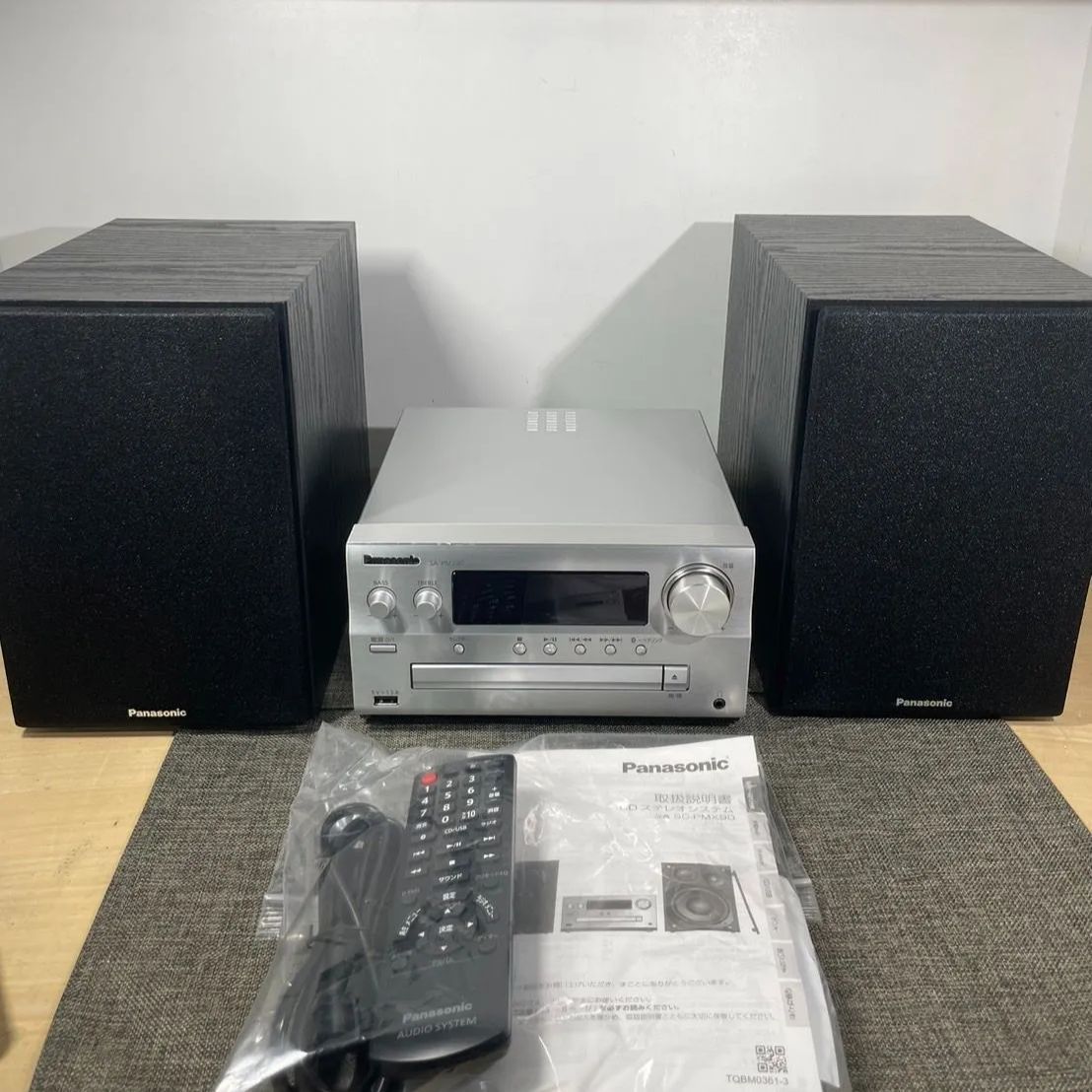 使用回数１回のみ Panasonic パナソニック ミニコンポ SA-PMX90 2025年製 音出し 済 ハイレゾ音源対応