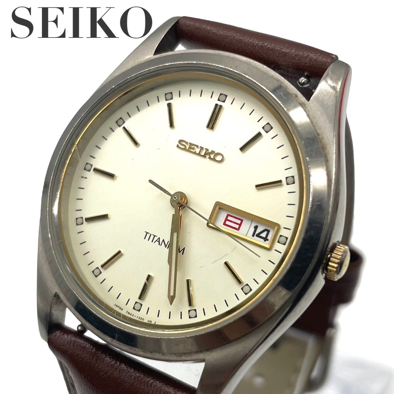 SEIKO セイコー ブライツ ビッグデイト チタニウムbr/br/定価 - 腕時計 ...