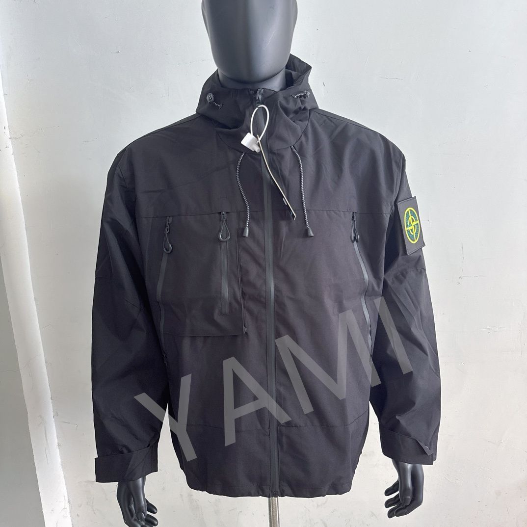 STONE ISLAND/ストーンアイランド24ssマジックテープ腕章ロゴパイロットジャケット野球服ジャケット