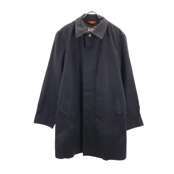 【美品】PS Paul Smith ポールスミス ライナー付 ステンカラーコート 美品】ポールスミス ステンカラーコート ライナー 花柄 ネイビー