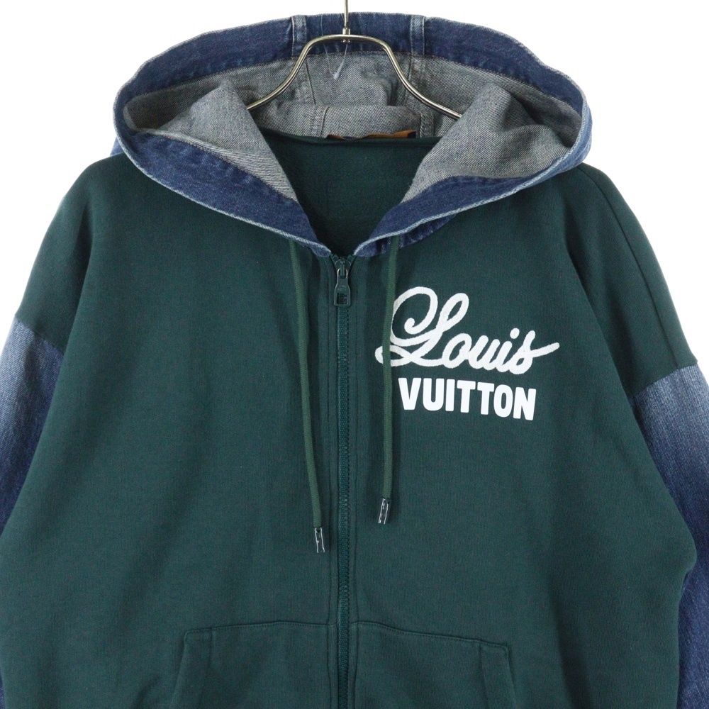 LOUIS VUITTON (ルイヴィトン) 22AW ハイブリッドデニム切り替えジップ