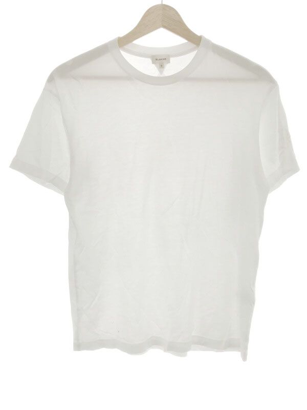 BLAMINK ブラミンク エンブレム刺繍クルーネックTシャツ ホワイト ...