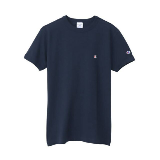 HANES ヘインズ SHORT SLEEVE T-S ネイビー Mサイズ C3-X356 370 | スポーツ 運動 服 衣類 ウエア ウェア トップス ショートスリーブ Tシャツ 半袖 着心地 デザイン カノコ素材 綿 コットン 機能性 ブラン