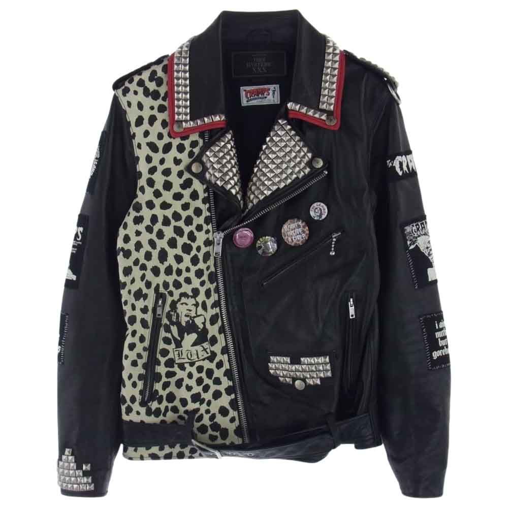 HYSTERIC GLAMOUR Large 羊革　ライダース ヒスライダースジャケット、ラム革