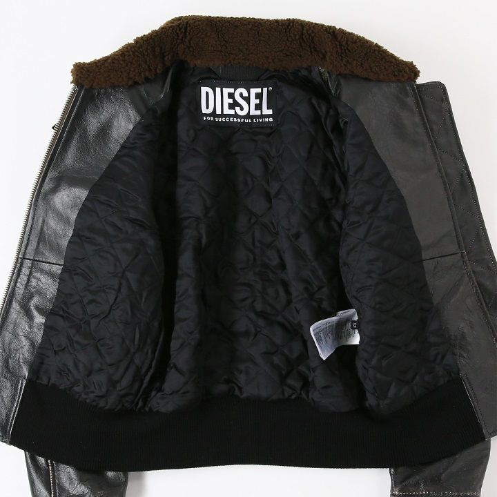 DIESEL ディーゼル　シープレザー　ジャケット 新品・未使用 ディーゼル DIESEL レザージャケット レディース