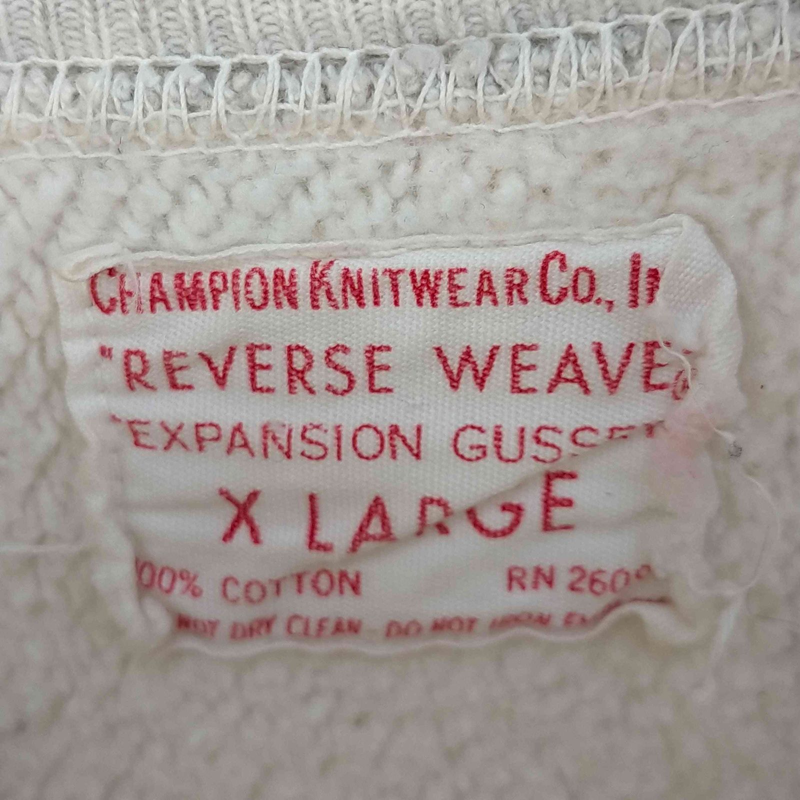 チャンピオン Champion 60S タタキタグ後期 REVERSE WEAVE リバース 