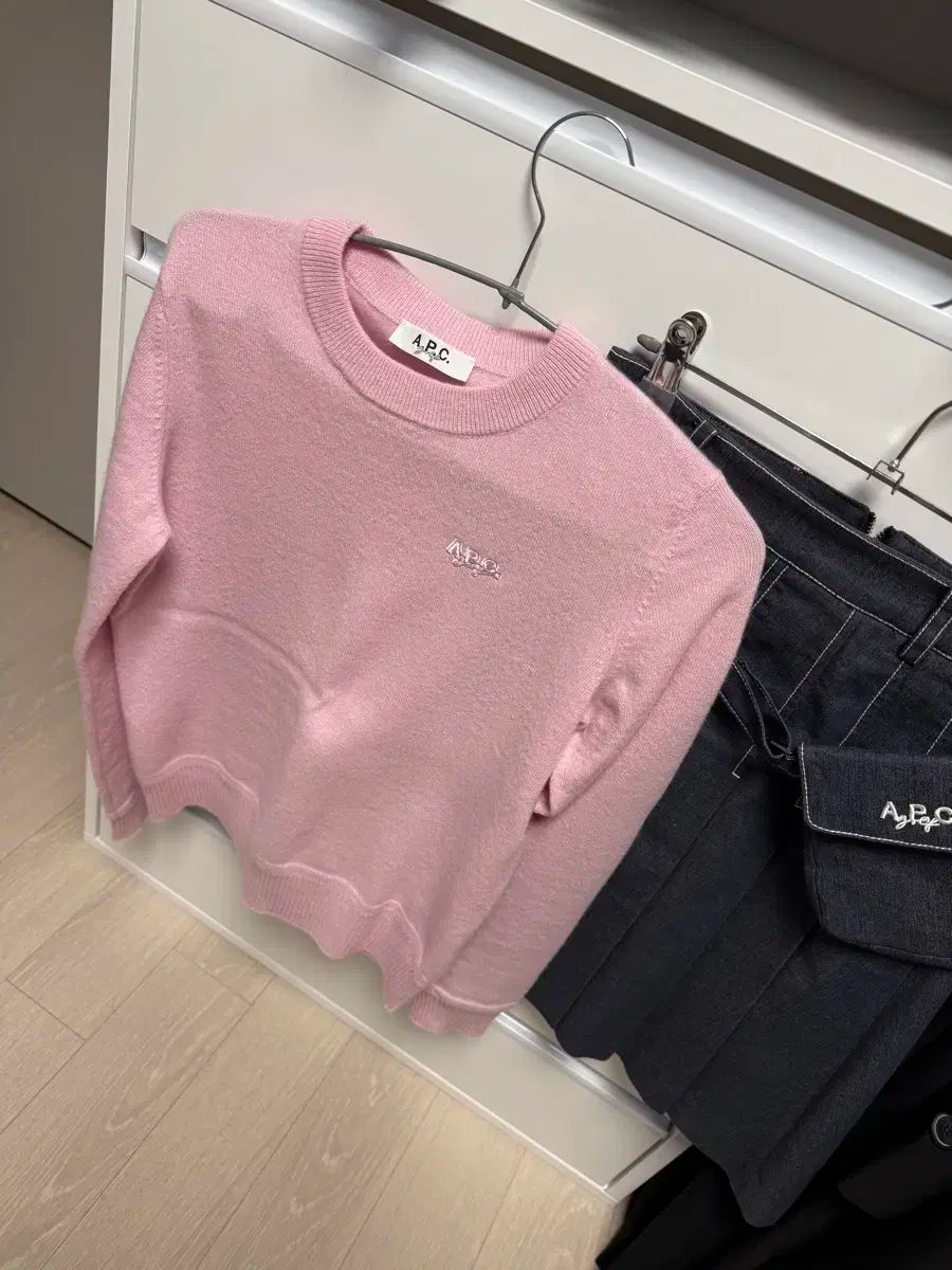 A.P.C. ゴルフ カシミア ニット デニム スカート 帽子