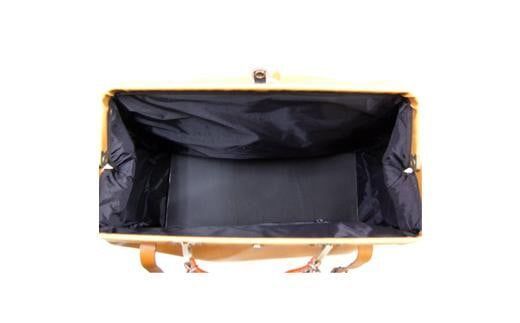 新品！Made in Japan★豊岡製鞄/Kiwada/創業200年★職人ハンドメイド/出し入れ簡単！ダレス/ドクターズ/ボストンバッグ【茶・紺・黒/　防水PVCレザー/部分本革】アウトポケット/ビジネス/ブリーフケース/書類かばん ＃BUZZBERG