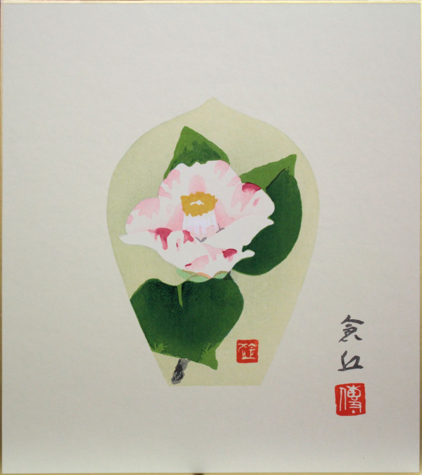 複数作家 木版画『薬師寺散華 持戒の組 七葉一帙』【真作保証