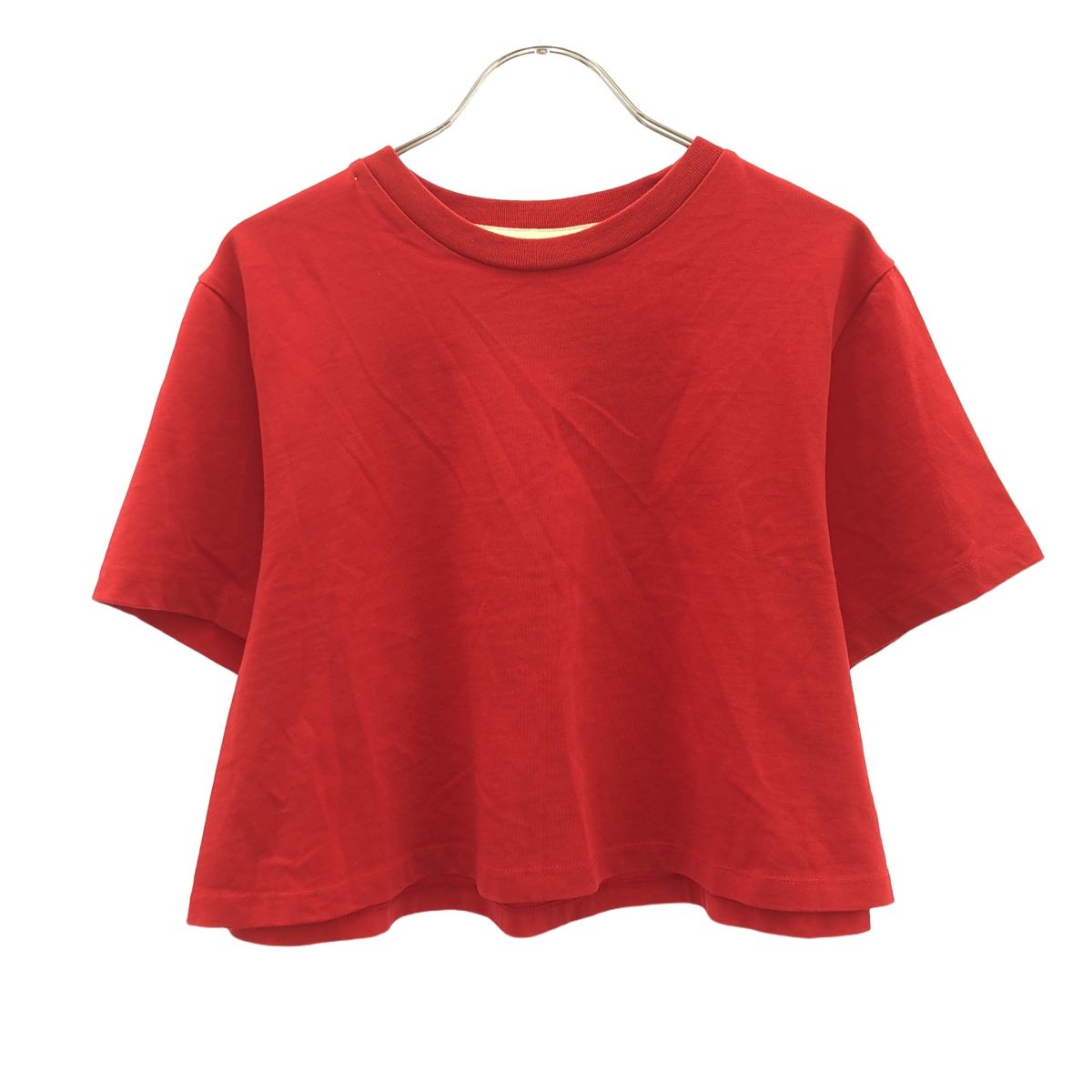 RECTO レクト クロップドTシャツ RCWK23SJTP028 レッド M - メルカリ