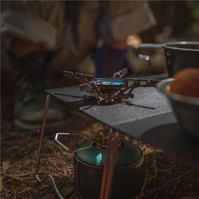 T-HEATER ストーブ ソマビト五徳とキャンピングムーンのバーナー台