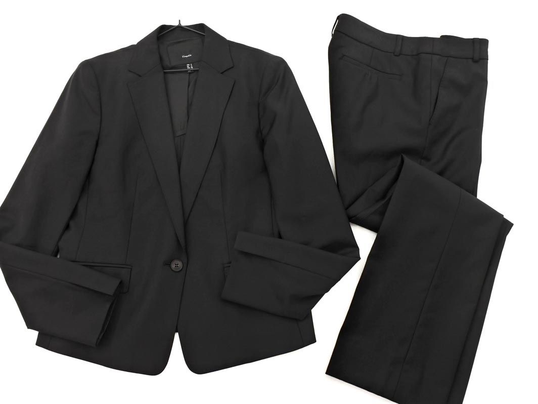 iCB アイシービー セットアップ ジャケット パンツ スーツ size11/黒