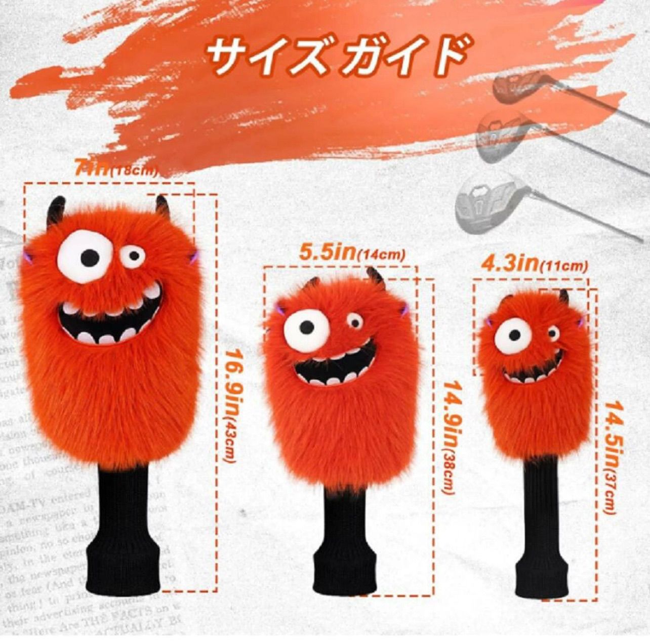 BIGBANG 公式グッズ クランクぬいぐるみ ゴルフ ドライバーヘッドカバー BIGBANG 公式グッズ クランクぬいぐるみ ゴルフ ドライバー