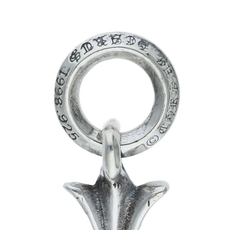 クロムハーツ TINY CH CROSS/タイニーCHクロス チャーム/シルバー