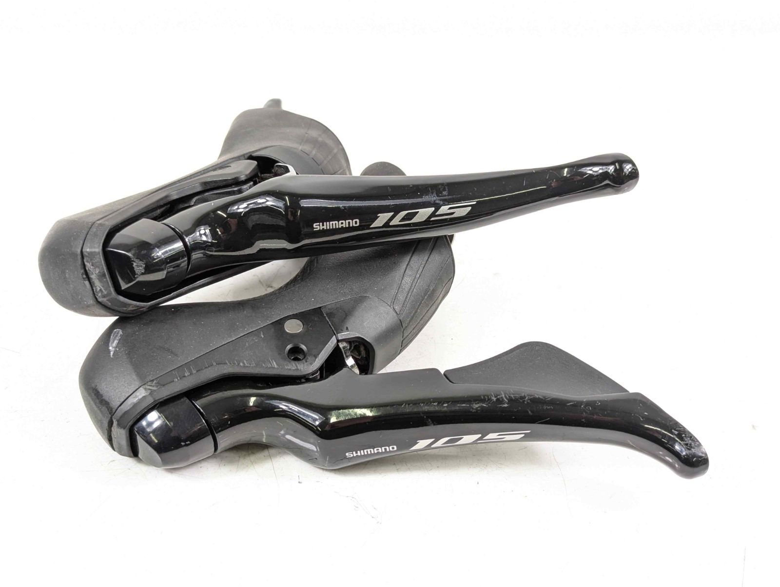 並品 Shimano シマノ 105 ST R7020 油圧 STIレバー ST250413AB