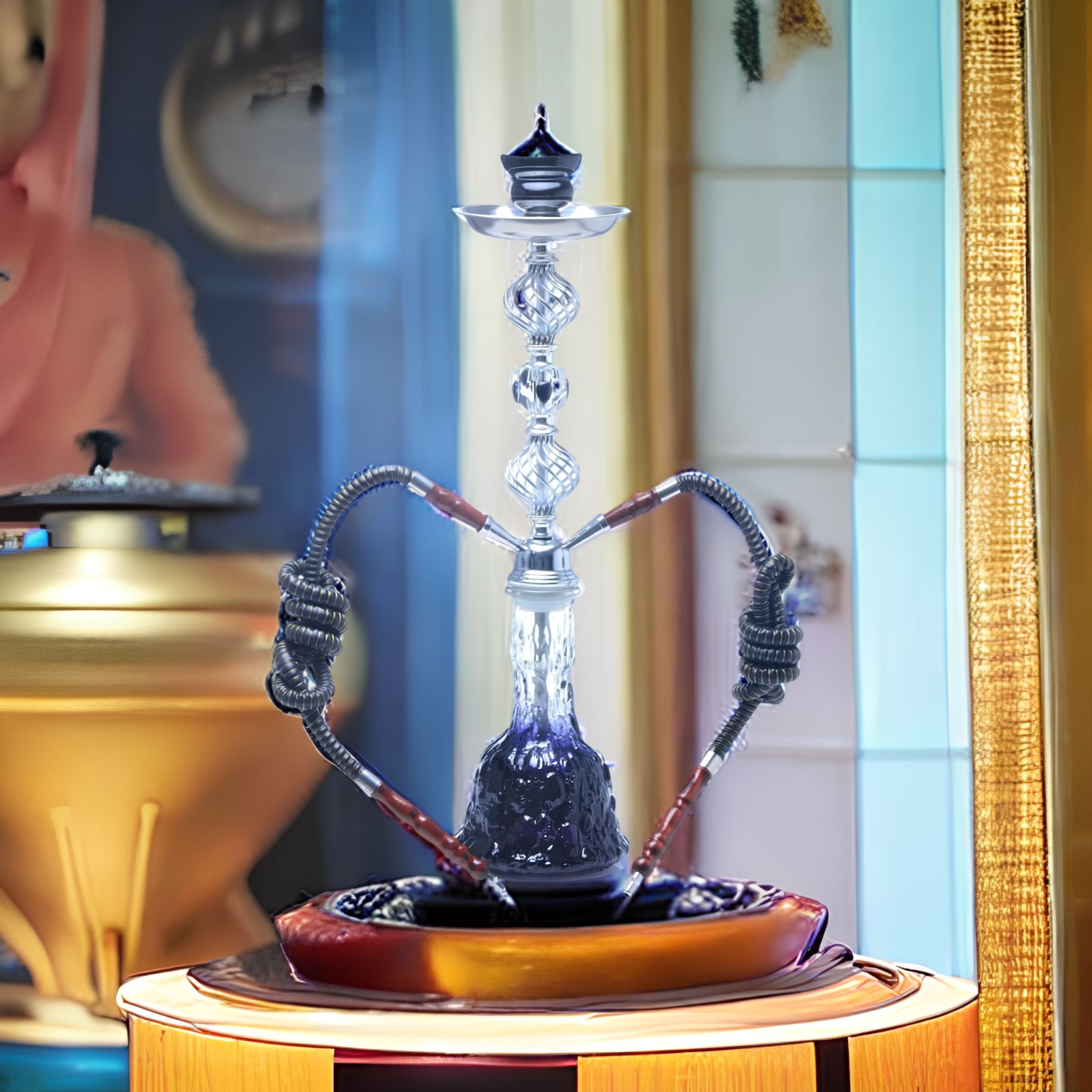 シーシャ 水タバコ フーカ 喫煙具 Shisha Hookah ガラス製 シーシャ ...