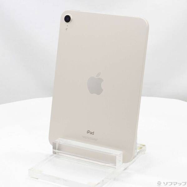 〔品〕 iPad mini 第6世代 64GB スターライト MK7P3J／A Wi-Fi【305】