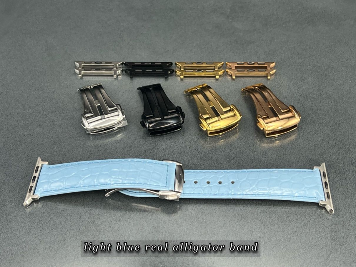 アップルウォッチ アリゲーター ベルト