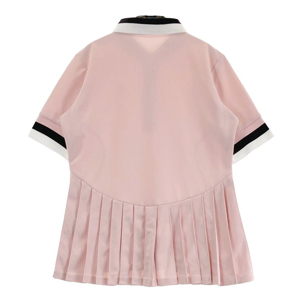 サイズ：L LE COQ GOLF ルコックゴルフ 半袖ポロシャツ ピンク系