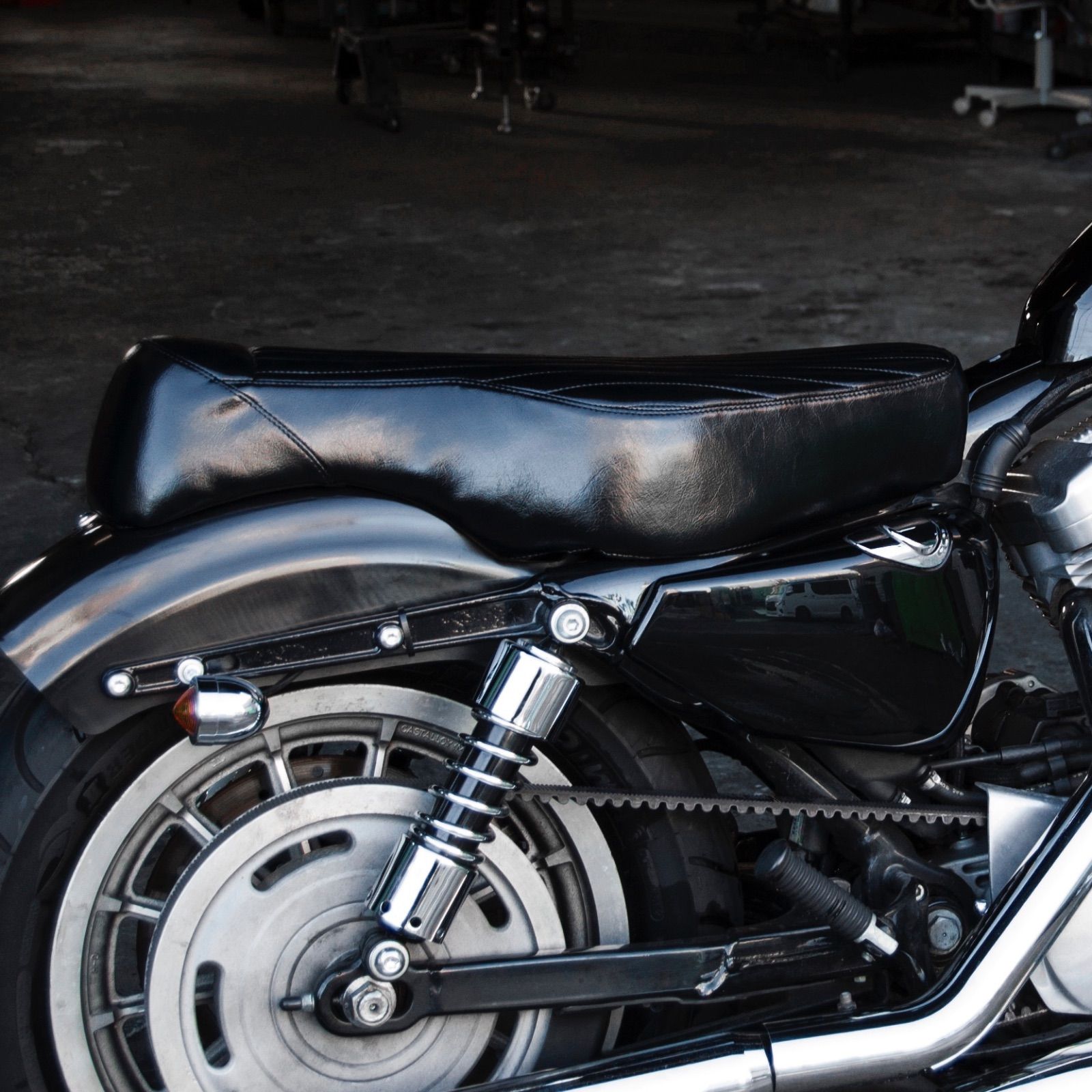 MOTOR ROCK スポーツスター XL'04-'09 ベーツタイプシート Early Iron