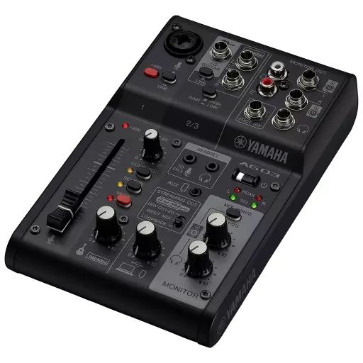 デジタル楽器 YAMAHA ライブストリーミングミキサー ブラック AG03MK2 B