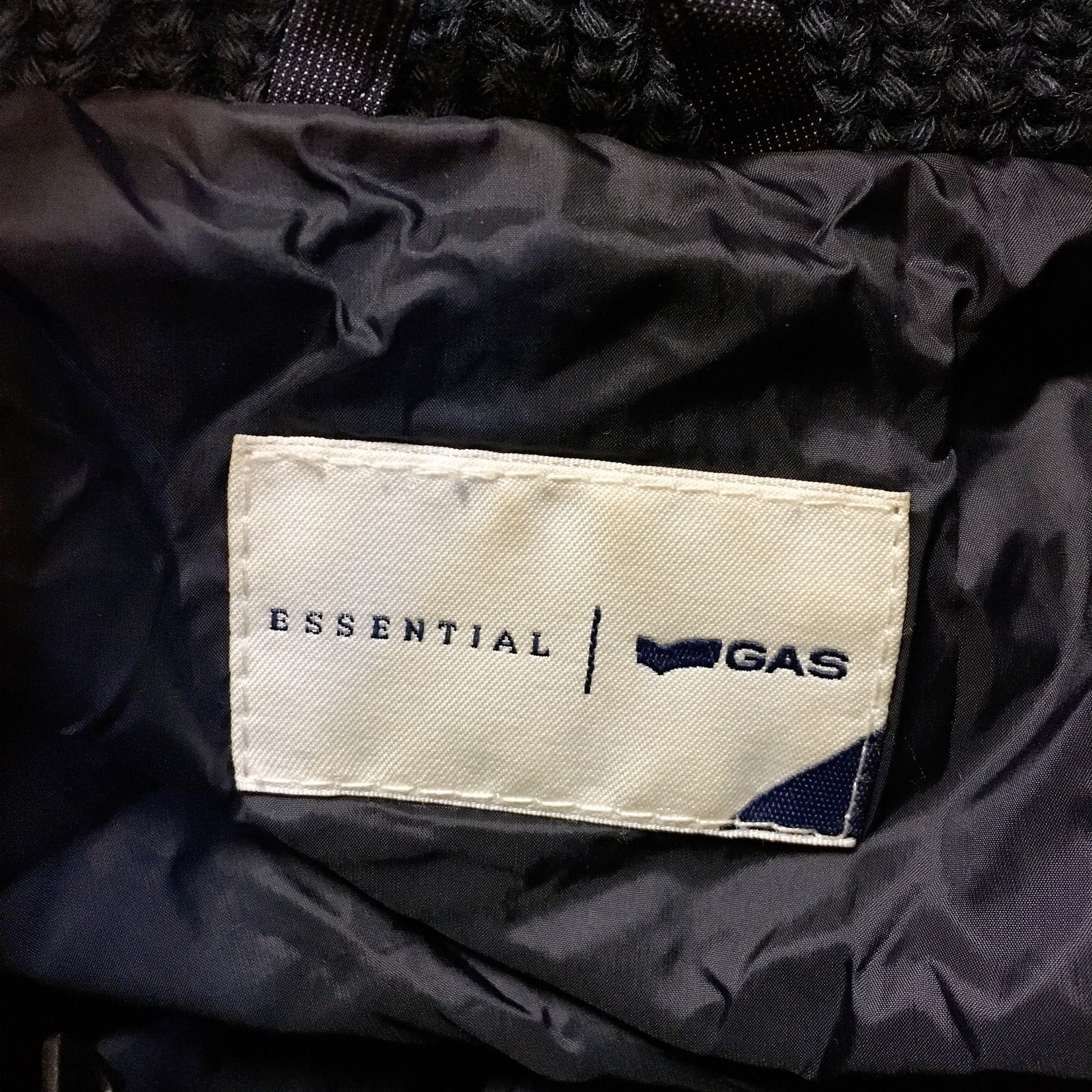 ESSENTIAL GAS ダウンジャケット 肘当て付き メンズ Sサイズ - メルカリ