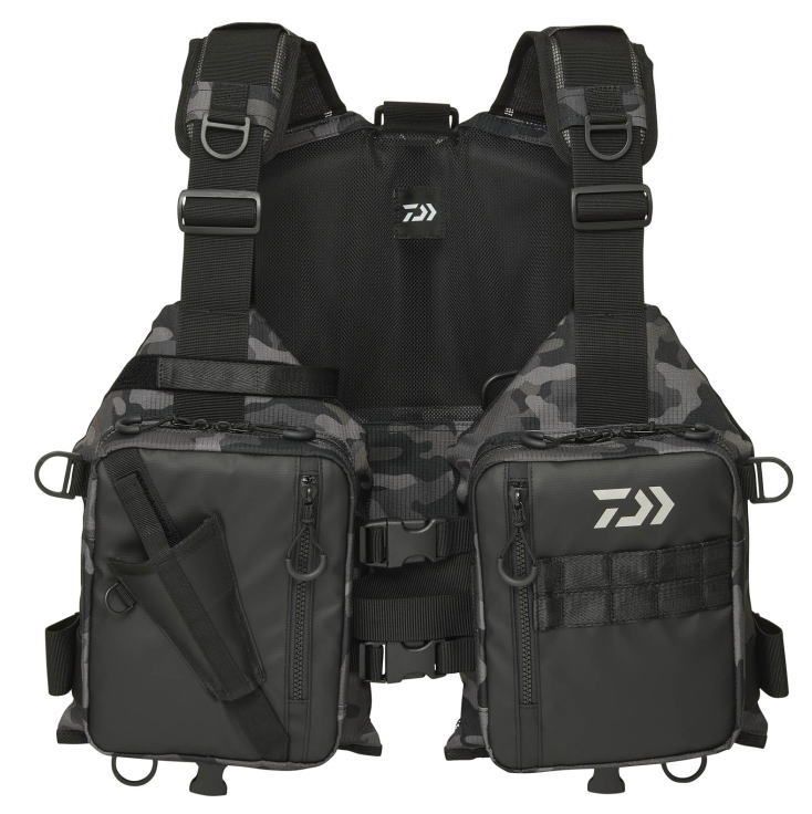 ダイワ ライトフロートゲームベスト DF-6425 ブラックカモ フリーサイズ | 救命具