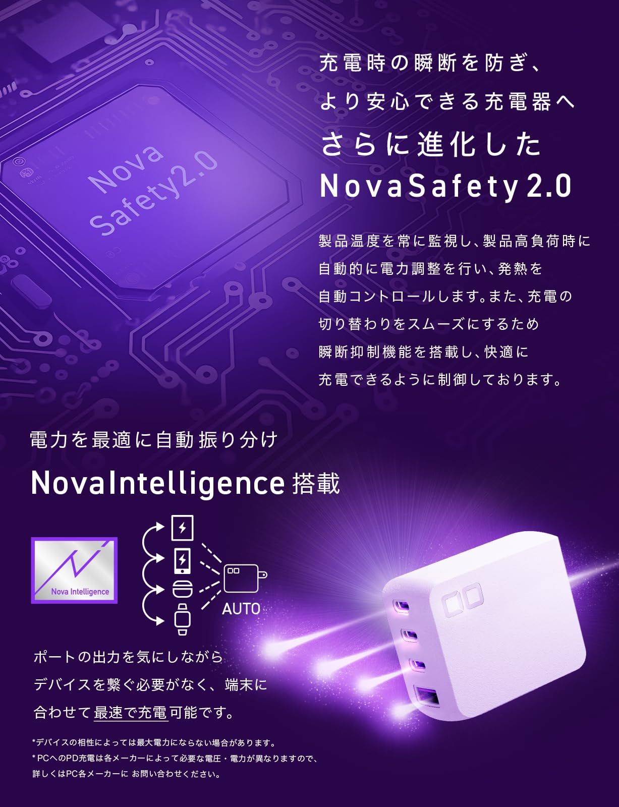 NovaEngine搭載 USB-typeC×3