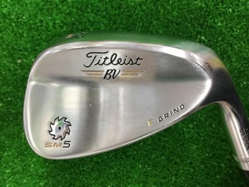タイトリスト VOKEY SPIN MILLED SM5 ツアークロム 52°|08°F ウェッジ WG Dynamic G フレックスS メンズ 男性用 右利き 右用 Cランク ゴルフクラブ
