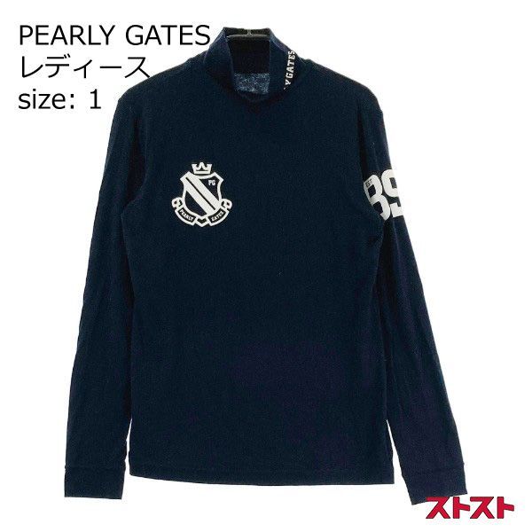 PEARLY GATES パーリーゲイツ ハイネック 長袖 Tシャツ ネイビー系 1 