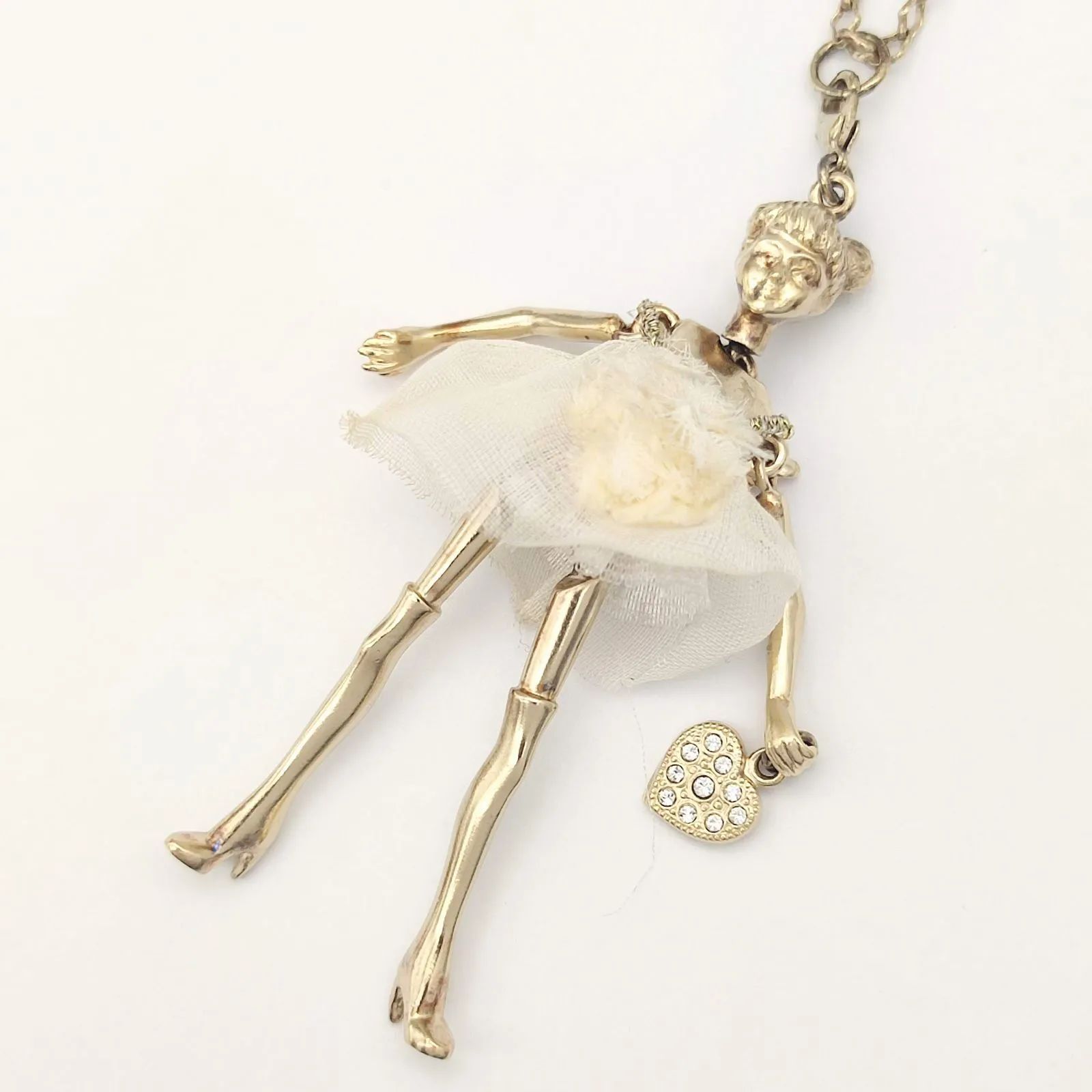 美品】Servane Gaxotte セルバンギャゾット ドールネックレス 30