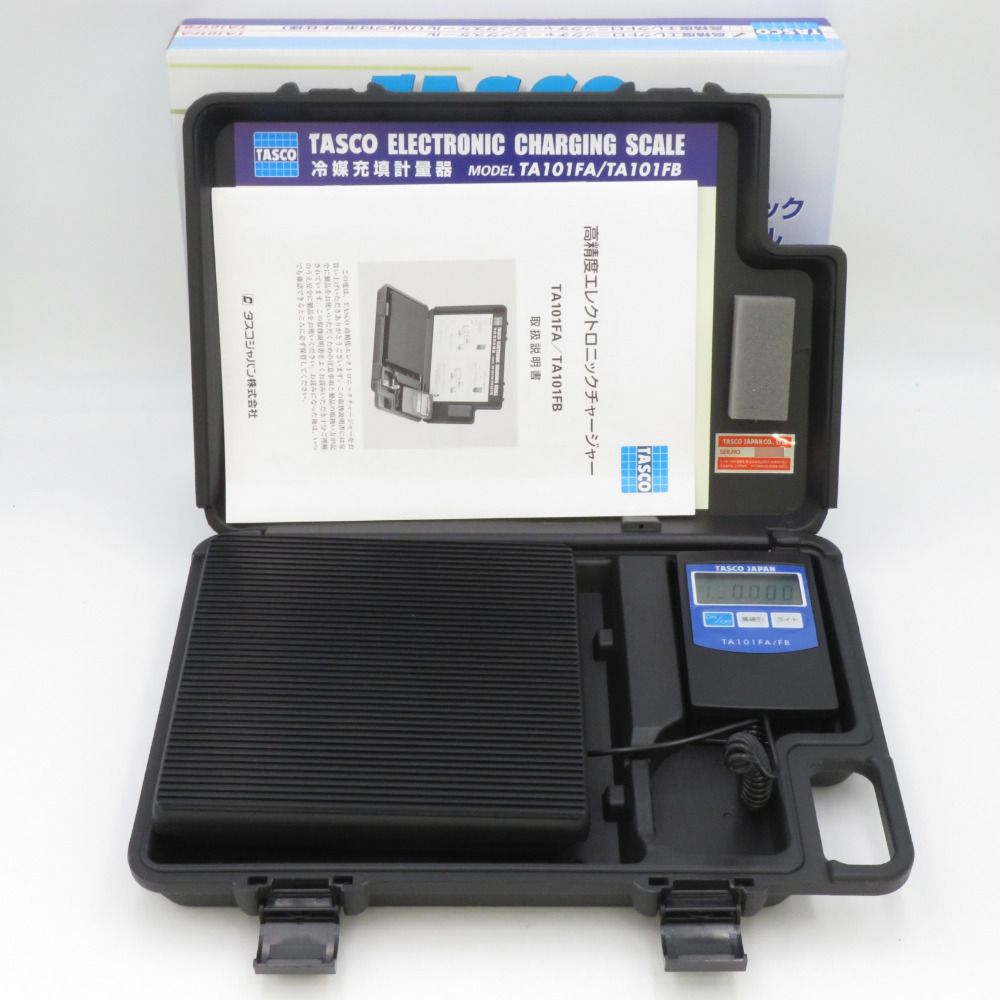 TASCO　冷媒充填計量器　TA101/FA/TA101FB　中古品 TASCO エレクトロニックチャージングスケール TA101FA/TA101FB 作動