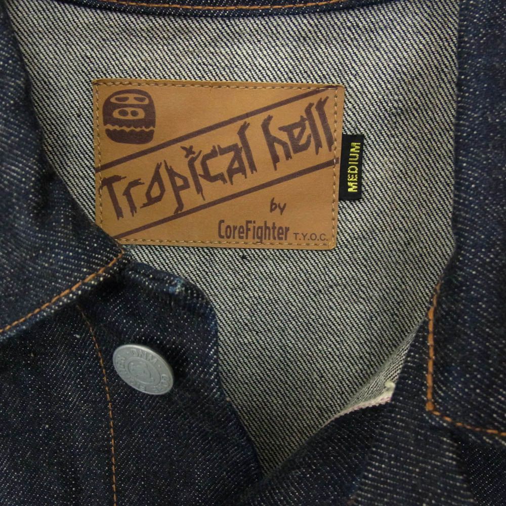 CORE FIGHTER コアファイター TROPICAL HELL Gジャン デニム