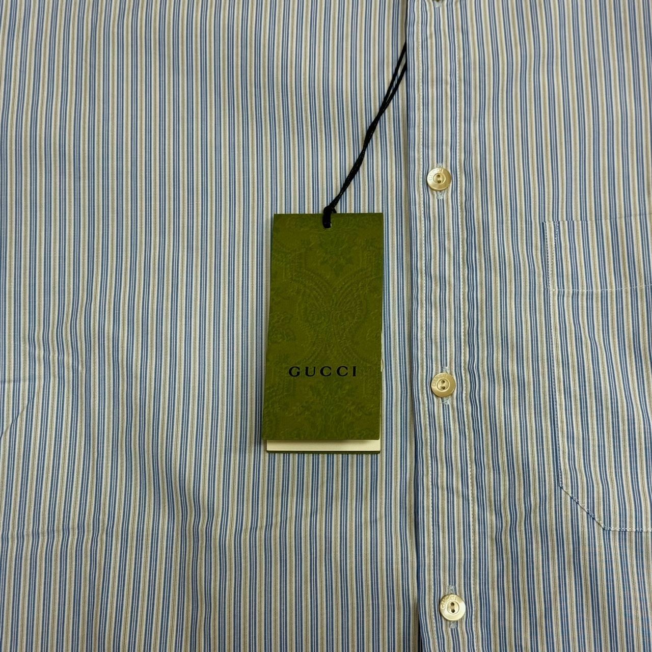 国内正規 Gucci 23SS Embroidered Logo Short Sleeve Shirt エンブロイ 