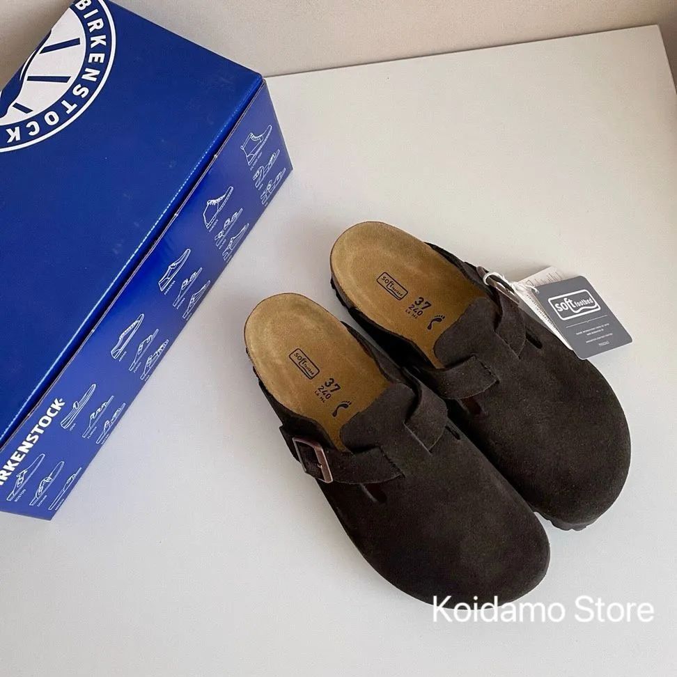 ビルケンシュトック】ボストン スエード モカ 39ナロー幅
