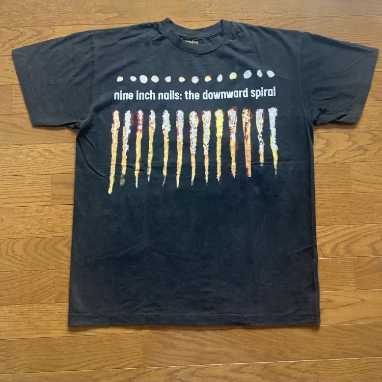 未着用 NIN ナインインチネイルズ Nine Inch Nails Tシャツ ビンテージスタイル プリントTシャツ