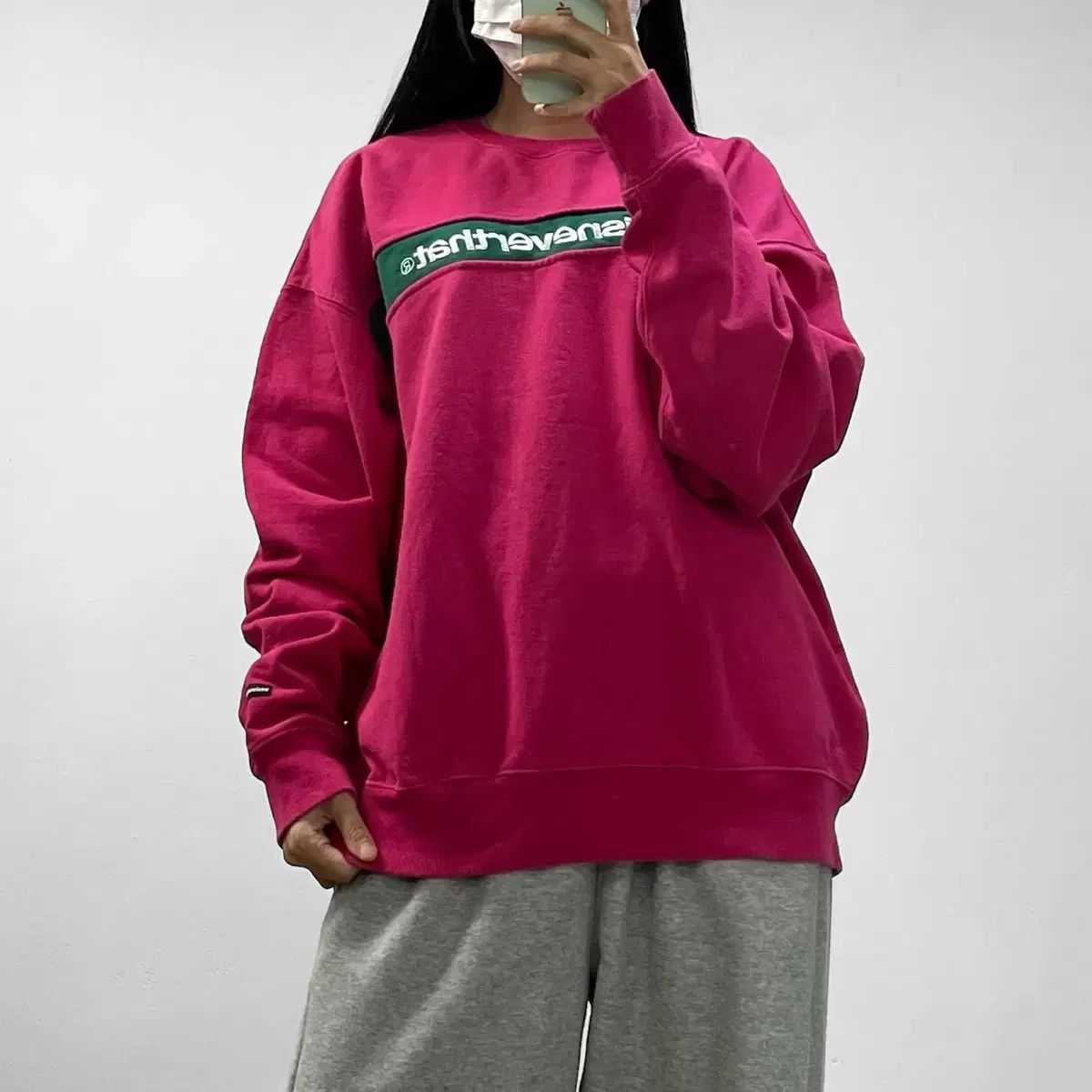【雷市場（ポンジャン）商品韓国直送】thisisneverthat(ディスイズネバーザット) ロゴ パーカー