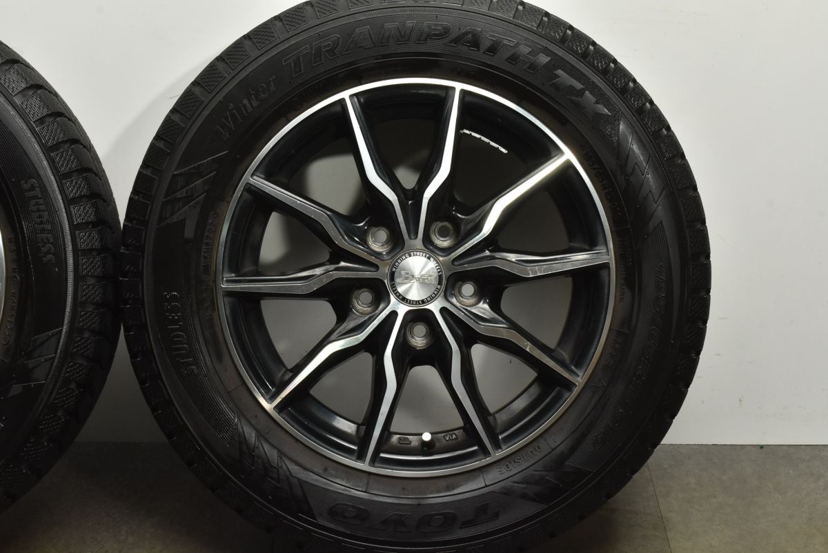 ノア ヴォクシー等に バリ溝 B-win 15in 6J 45 PCD114.3 トーヨー ウィンタートランパス TX 195 65R15 ステップワゴン アクセラ FFCRYSTALESIA_COM
