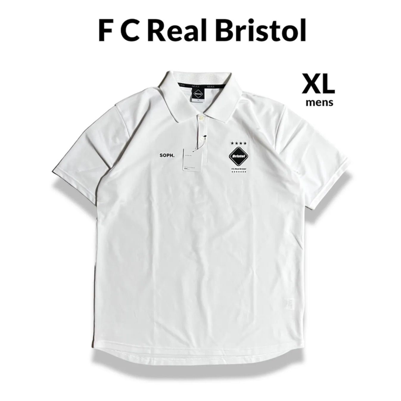 XLサイズ FCRB × NEW ERA GOLF ポロシャツ F.C.R.Bテック ポロシャツ