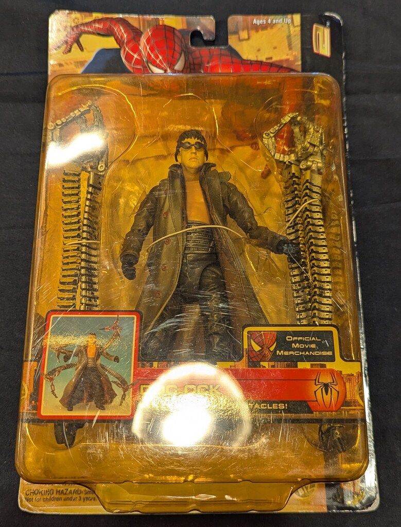 TOYBIZ ACTION FIGURE DOC OCK | WITH 4 BENDABLE TENTACLES 6インチ