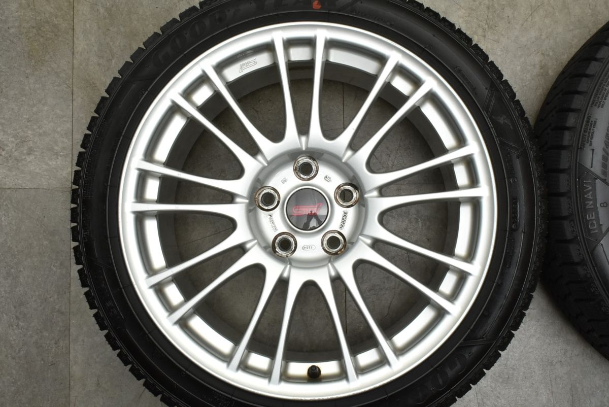 バリ溝】スバル WRX STI 純正 オプション BBS RV739 18in 8.5J +