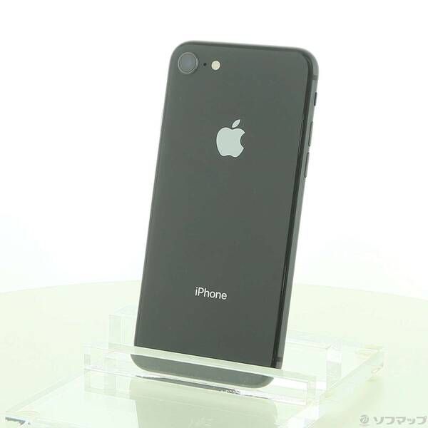 iPhone8 64G スペースグレイ SIMフリー 品〕 iPhone8 64GB スペースグレイ MQ782J／A SIMフリー【295】 【公式