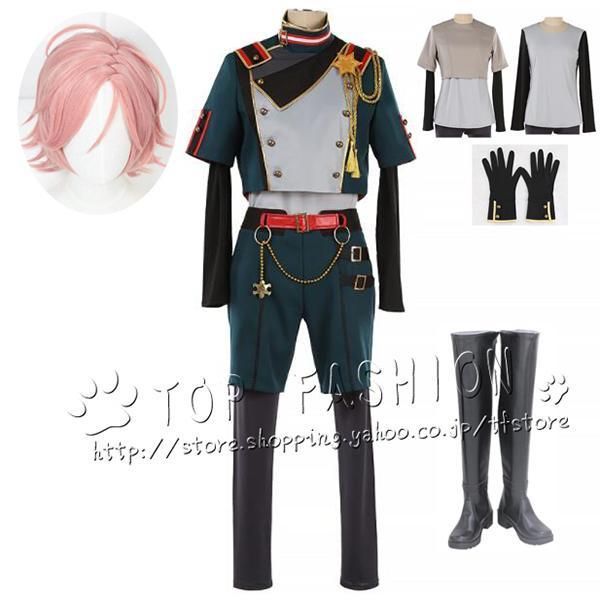 あんさんぶるスターズ! あんスタ 桜河 こはく コスプレ衣装 ウィッグ 靴 道具別売り